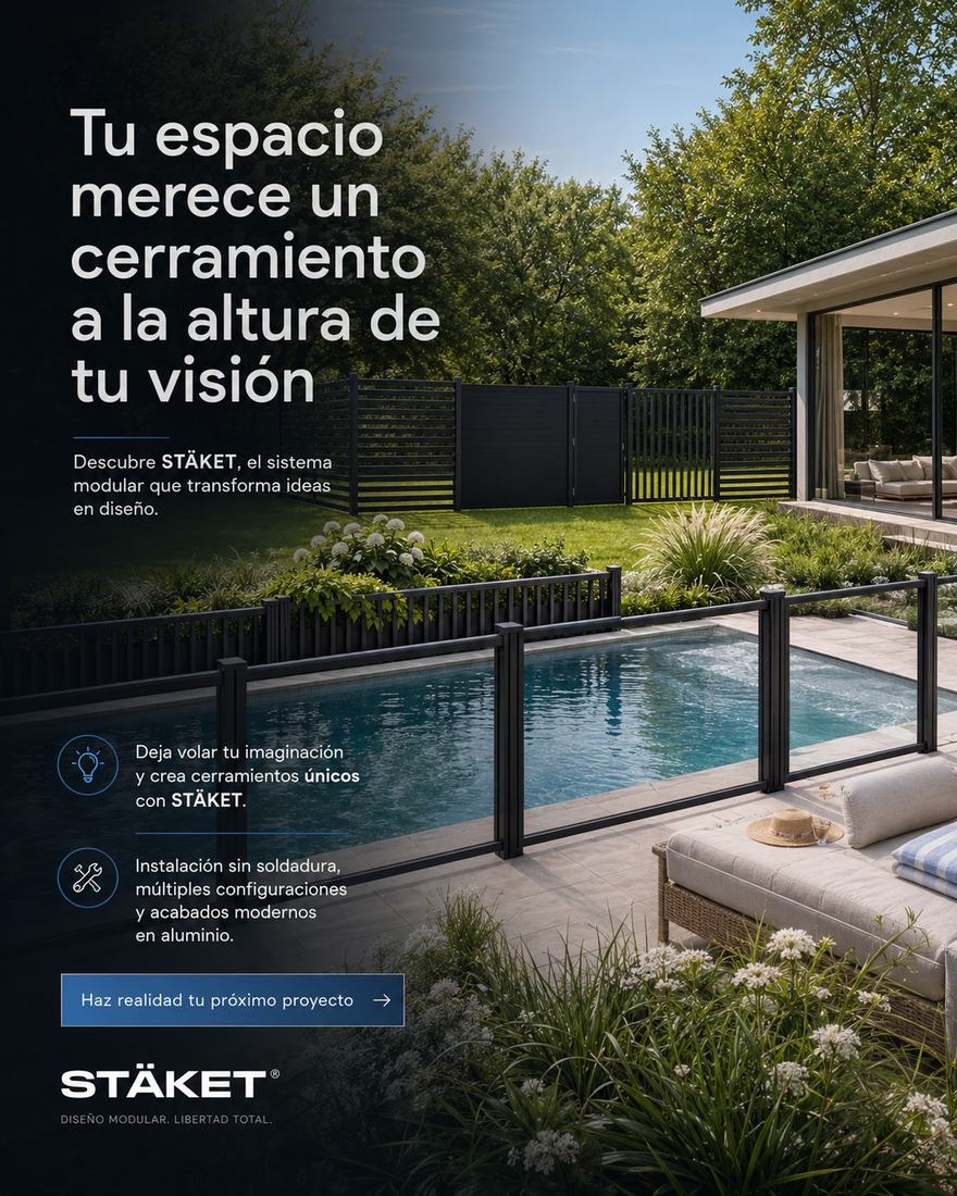 Stäket: cerramiento modular en aluminio